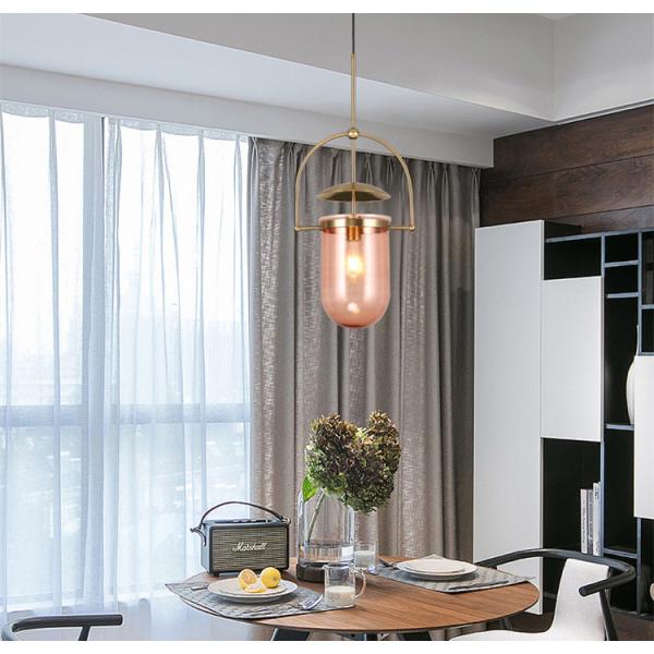 Postmodern Led Pendant Lights Designer Glass Hanglamp For Living Room Bedroom Study Bar Glass Decor Lamp(WH-GP-166)