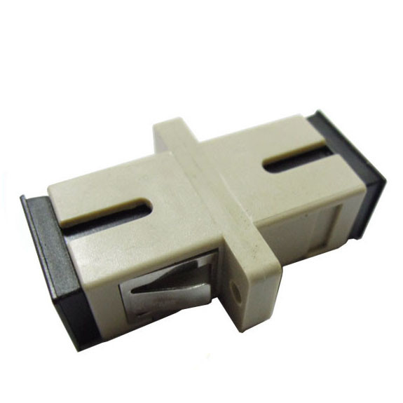 Black color Ceramic or Bronze Sleeve MPO Fiber Optic Adapter for CATV Networks