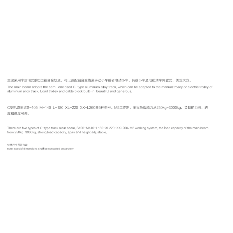 Technical specifications and measurements