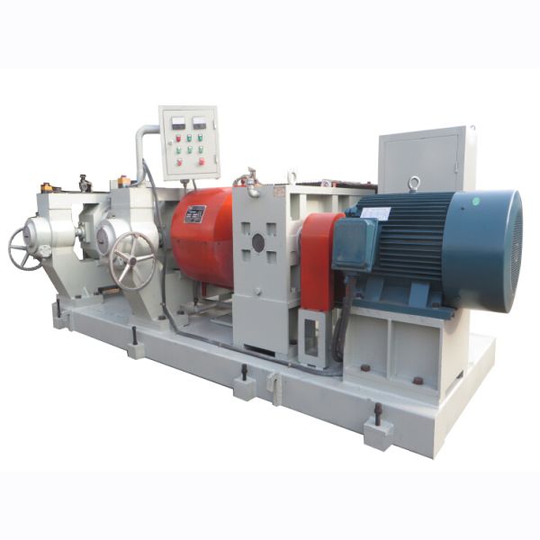 XKP-560 Rubber Cracker Mill with Alloy Cold Hard Cast Iron Rollers for Crushing 40-50mm Rubber Blocks