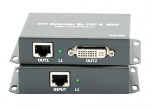 Quality 1080P 60m Cat5e DVI Extender Over IP Video Network Cable Lan wholesale