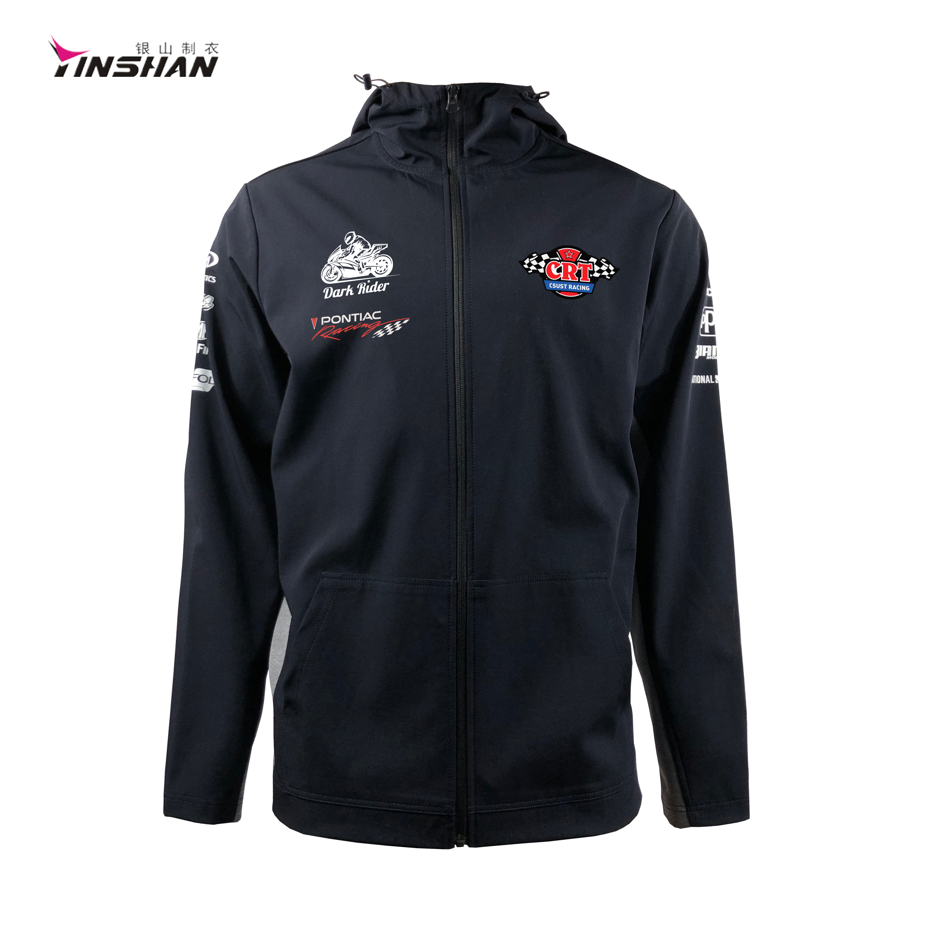 Poly/Cotton Softshell Casual Sports Team Uniform Wear for Motorcycle Enthusiasts
