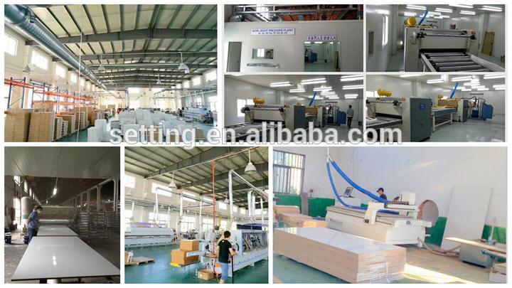 High glossy acrylic mdf board used for sliding doors