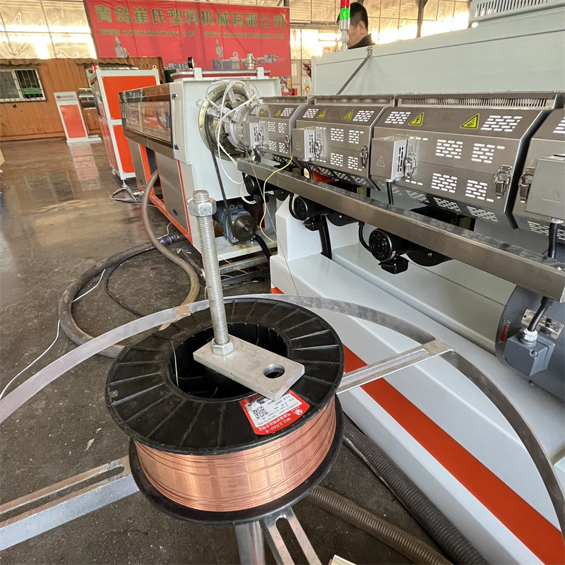 80-1000 Kg/H Corrugated Pipe Machine Plastic Extrusion Machinery With Single Screw Extruder