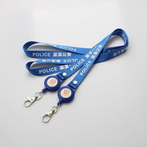 Retractable id badge holder lanyards Corporate gifts and promotion Retractable Printed Key Flexible badge lanyard