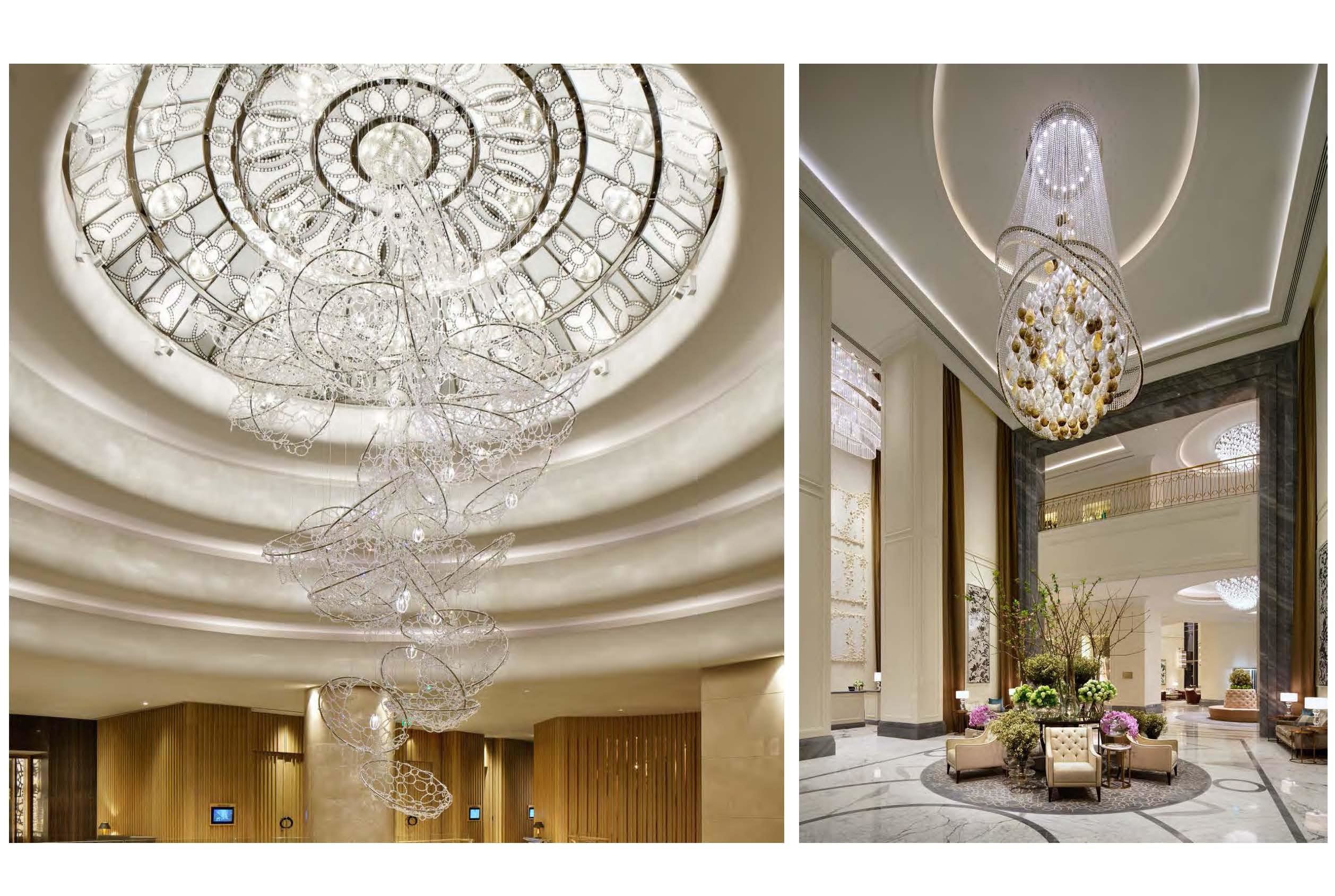 Creative Art Luxury Custom Led Chandelier For Hotel