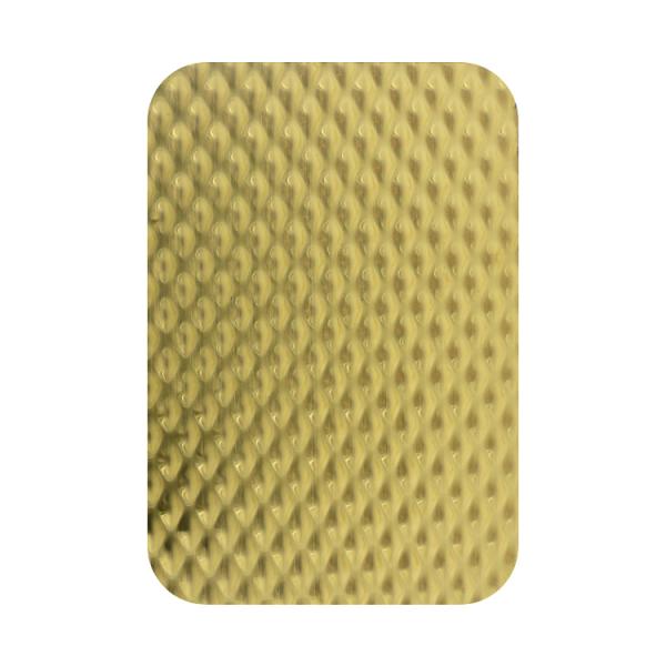 6WL Gold Mirror Stainless Steel Decorative Sheet Metal Plate