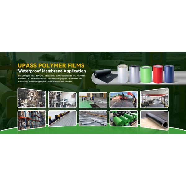 3 Inch Inner Core Size Waterproof Membrane Lay Slab Cutting Service For HDPE Cross Laminated Fleece Back PVC Roof Sheet