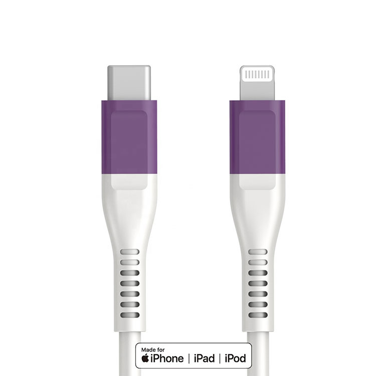 Custommized Type C To Lighting Cable From Original MFI Certified MFI Cable Manufacturer C94 8 pin 3A Fast Charger Cable