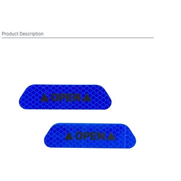 Colorful Reflective Tape Stickers Diamond Grade Cutting Sheet Personalized Logo