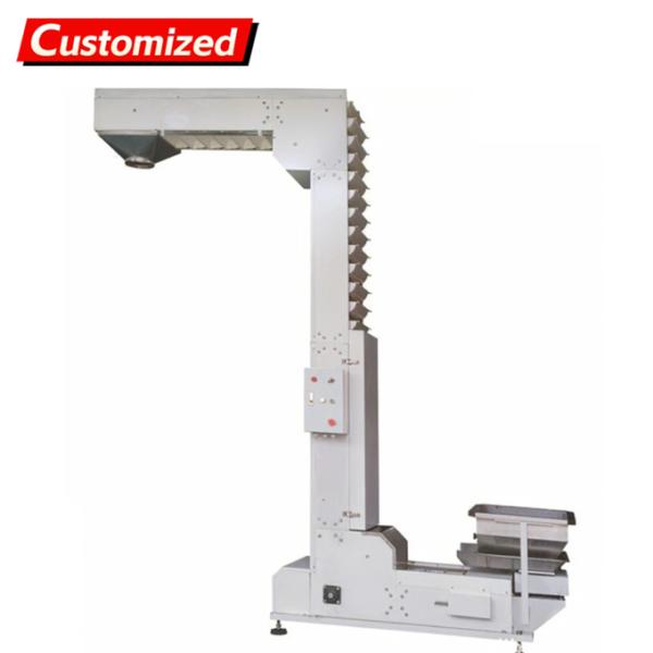 Customized factory SUS304 Stainless Steel Vertical Z Type Bucket Elevator Lifting Hoisting Conveyor Manufacturer for Building Material Shops,