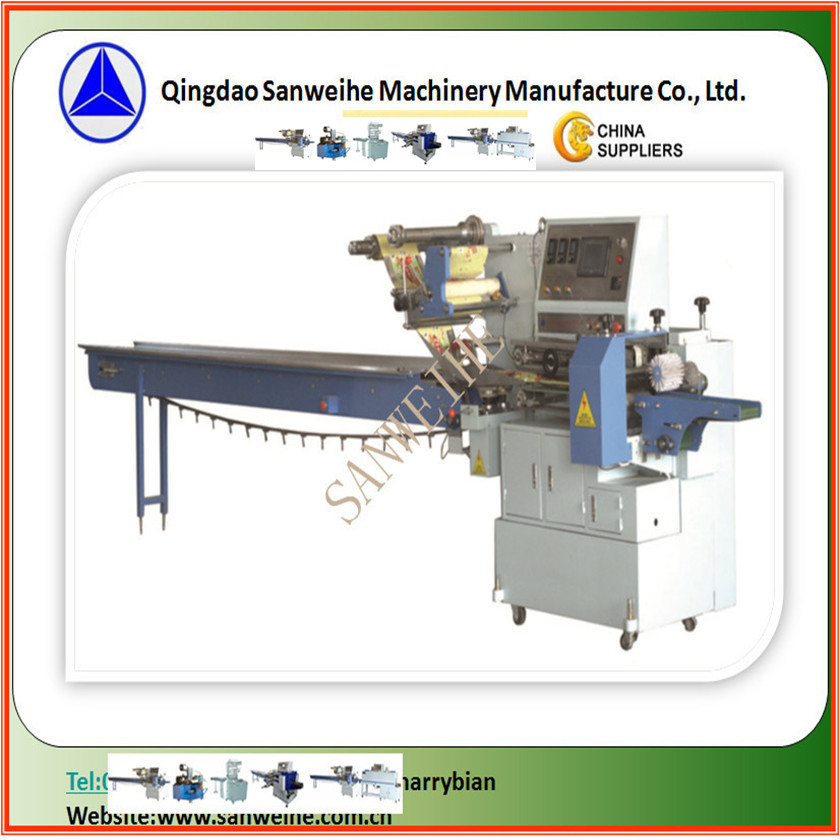 High Speed 5kw Flow Wrap Packing Machine Swsf 590 Horizontal Packing Machinery