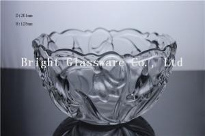 Quality 2016 cheap engrave glass fruit plate, glass bowl sale wholesale