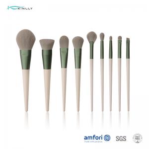 China Wood Handle Powder Foundation Blush OBM 12pcs Beauty Care Cosmetic Brush on sale
