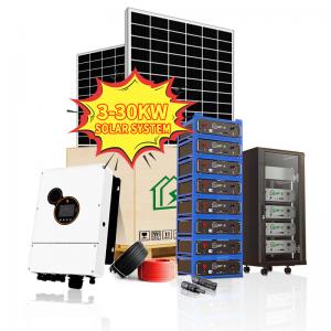 China Hybrid Complete Off Grid Solar System For Houses Solar Energy Products 15Kw on sale