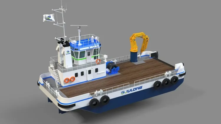JULONG JLWB350 Multi Function Work Boat Auxiliary Dredger Working