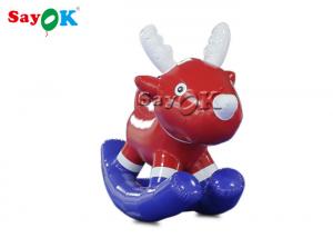 Quality Inflatable Rocking Horse Baby Toys PVC 1.8x0.7x1.8 MH Inflatable Pony Horse wholesale