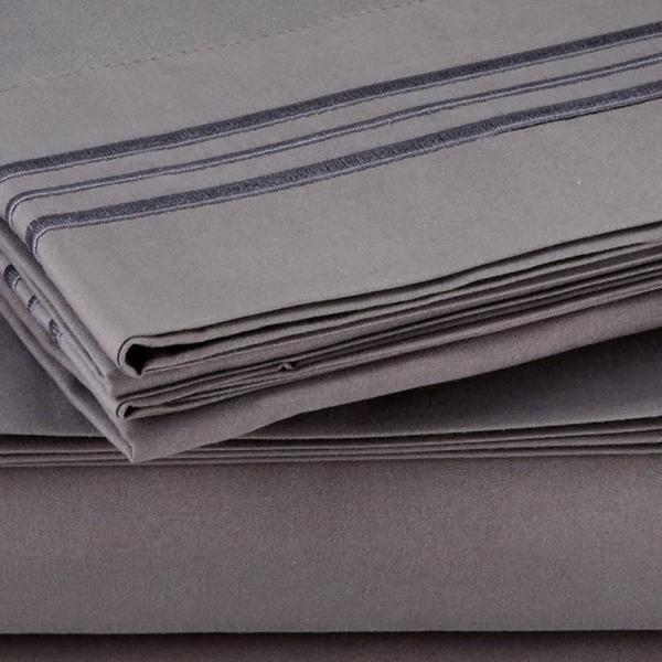 All-Season 1800 Thread Count 100% Microfiber Sheet set 6pcs made of 40 Fabric Count