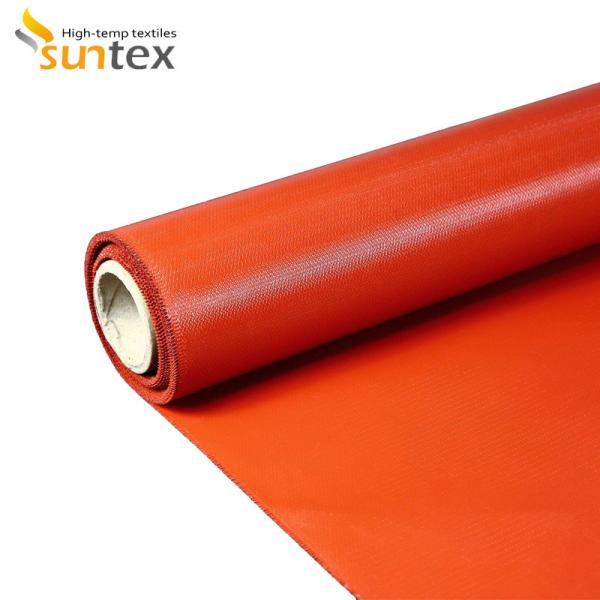 High Temperature Resistance Silicone Coated Fiberglass Welding Blanket Fire