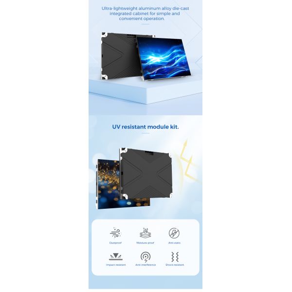 Hot Selling Customized 640*480 Fixed Indoor LED Video Wall Panel Screen Display