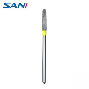 China Stainless Steel Silver 11mm FG Dental Diamond Burs For Root Canal Treatment on sale
