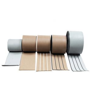 China 25meters/roll Waterproof Polymer Synthetic PVC Boat Decking Floor on sale