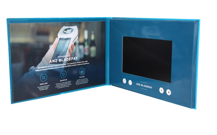 Factory Supply 7Inch 2G Memory A4 Size Digital Module Lcd Video Book Video Brochure Card