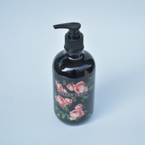 Hot Stamping PET Labeling Shampoo Pump Dispenser Bottle 500ml 16oz