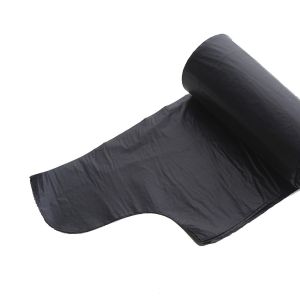 Quality Compostable Poly Biodegradable Garbage Bag Heavy Duty Wave Top wholesale