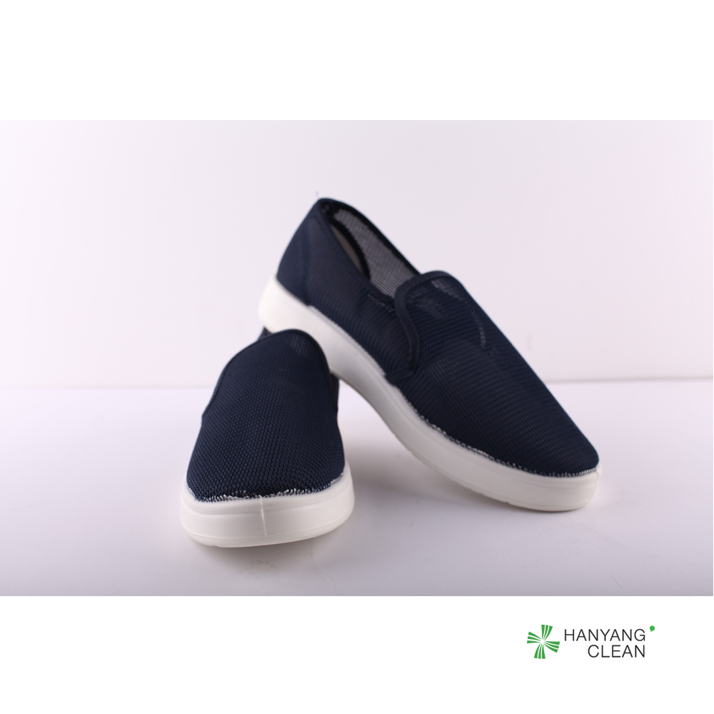 Dustfree cleanroom ESD Antistatic Safety Work shoes esd PU sole mesh Shoe