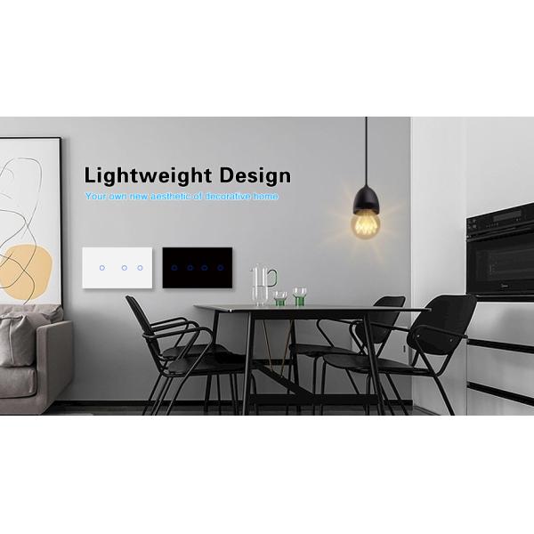 8 Gang Wifi Touch Switch Light Embedded Installation Touch Lamp Control Switch