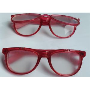 Quality Custom Logo Flip Up Double Light Diffraction Glasses Eco - Friendly wholesale