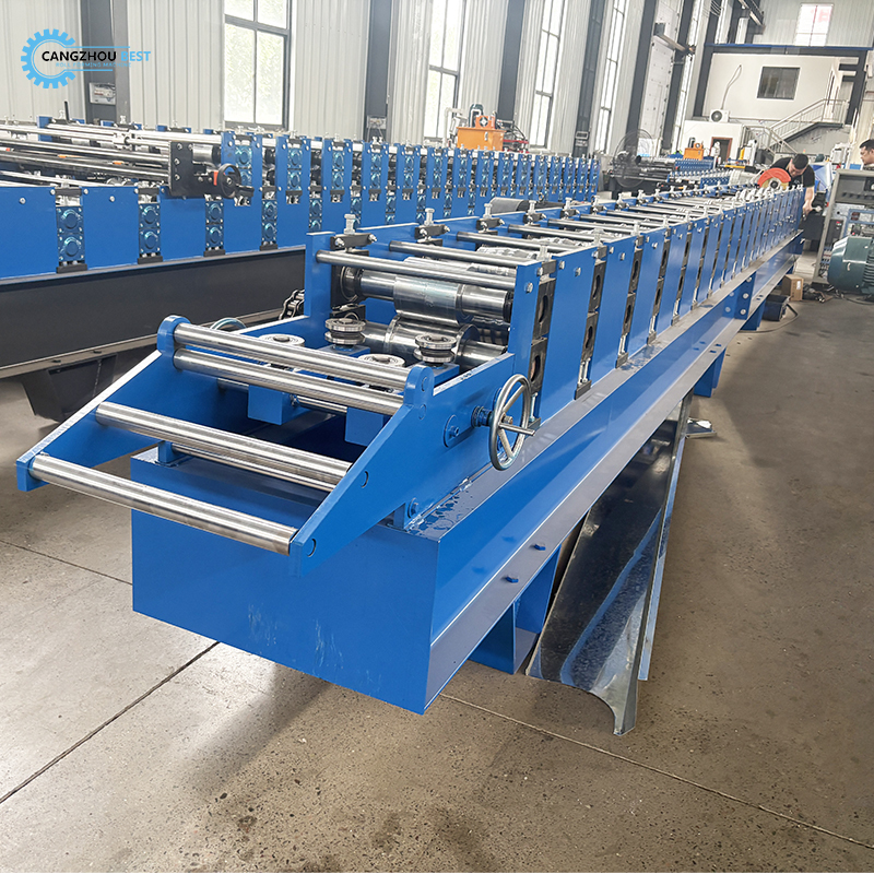 Stainless Steel Saw Cutting Type Customzied Gutter Making Roll Forming Machine