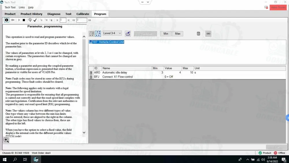 V2.8.150 Vocom II 88894000 Communication Vocom2 Tech Tool Diagnostic KIT Bus Construction Scanner