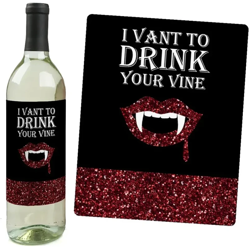 CMYK Color Wine Bottle Label Printing Custom Packaging Private Wine Sticker Labels