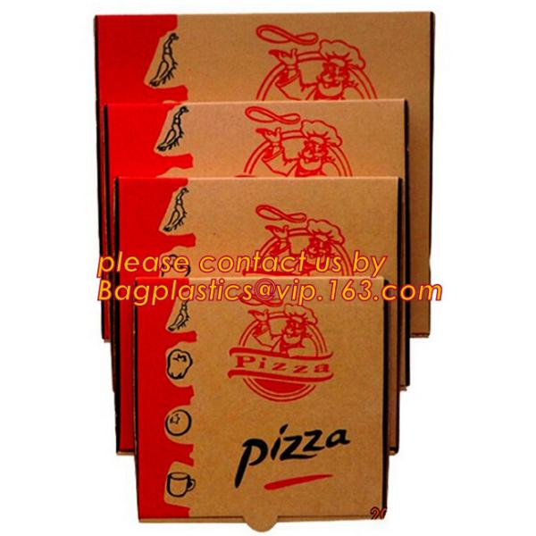 Wholesale Custom Printed Corrugated Cardboard Recycle Paper Pizza Box Manufacturer,Foldable Flat Packing Blank Craft Pac