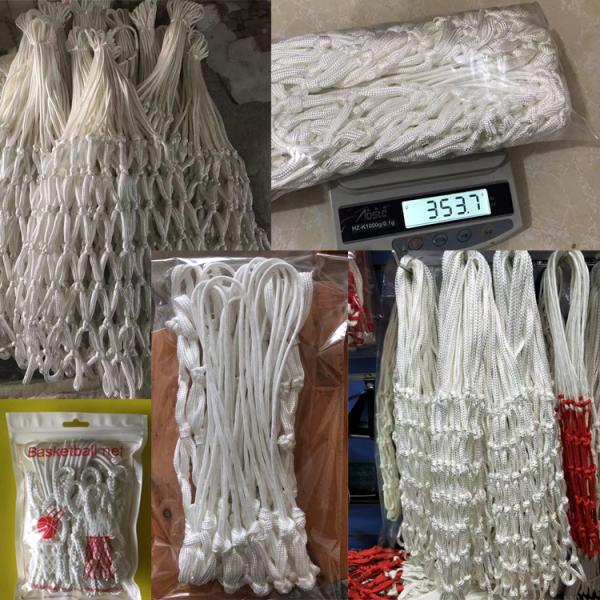 Heavy duty professional match quality basketball net polyester outdoor basketball net