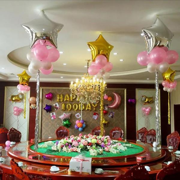 3m*3m Tinsel Backdrop Transparent Gold Streamer Curtain Waterproof