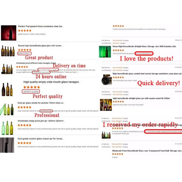 Empty Glass 750ml 550ml 330ml Beer Bottle Factory Wholesale Transparent