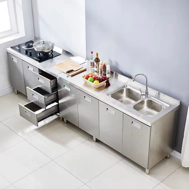 Kitchen Modular Stainless Steel BBQ Cabinets ISO4001 Approved Modern