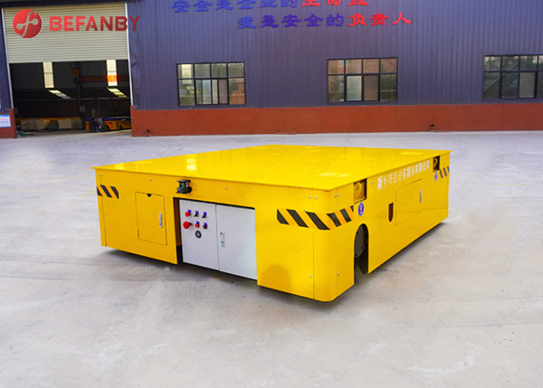 Bay To Bay Transport Battery Powered Cart , Motorized Platform Cart For Container