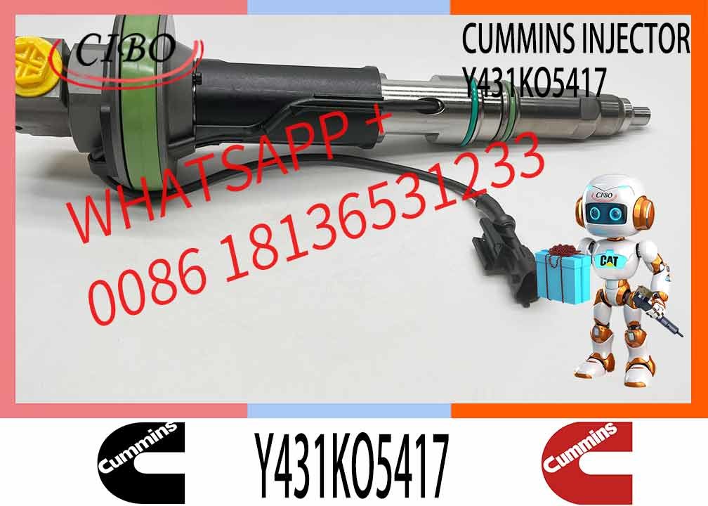 Fuel Injector Assembly Y431K05420 Y431KO5417 F00BLOJ017 F00BLOJ018 0986435611 For Qsk19 Engine
