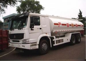 Quality Fuel Oil Tank Truck 20 Tons , 6X4 LHD Euro2 290HP Mobile Fuel Trucks wholesale