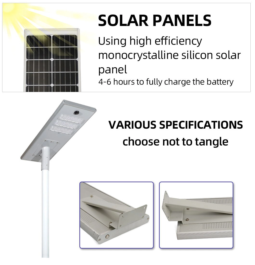 High Brightness Separated design 400 Watt LED Solar Street Light