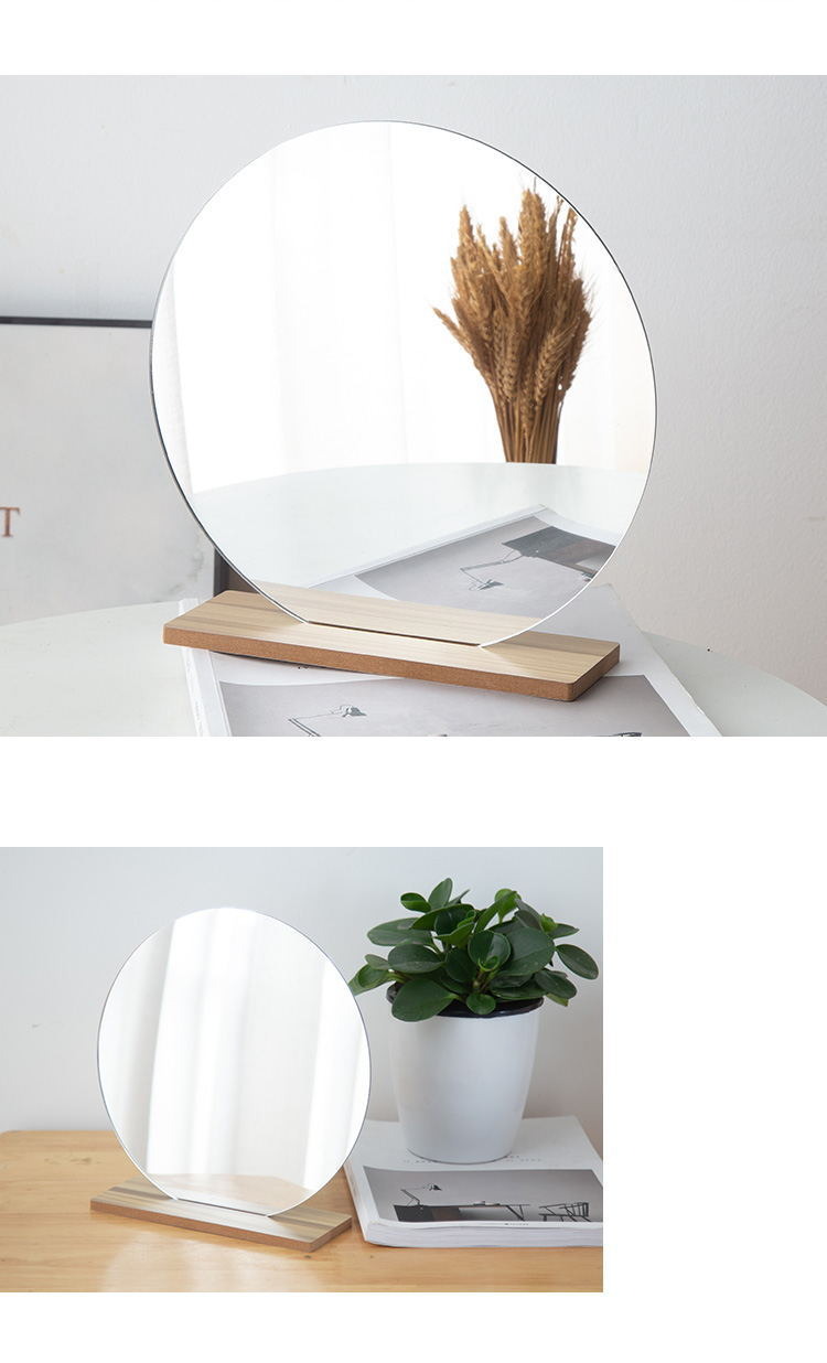 Contemporary Double Sided Acrylic Mirror Tabletop for Home Decor