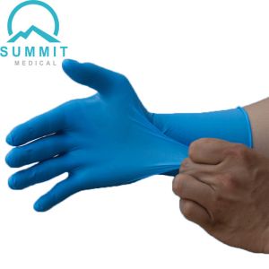 EN455 Latex Free Textured Medical Nitrile Examination Gloves