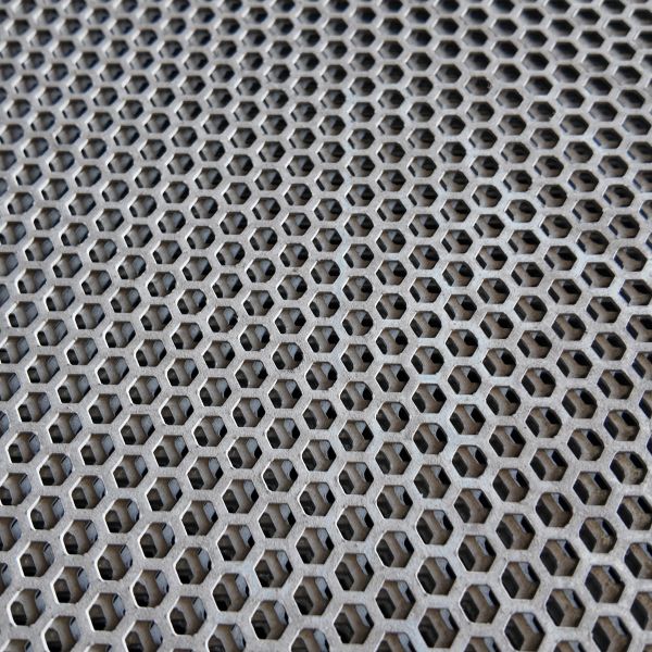 Hexagonal Hole Decorative Perforated Metal Sheet Custom Thickness 0.5mm-3mm
