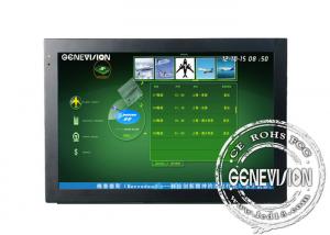 Quality 24 Inch Touch Screen Digital Signage Support MP4 / MPEG1 / MPG2 wholesale