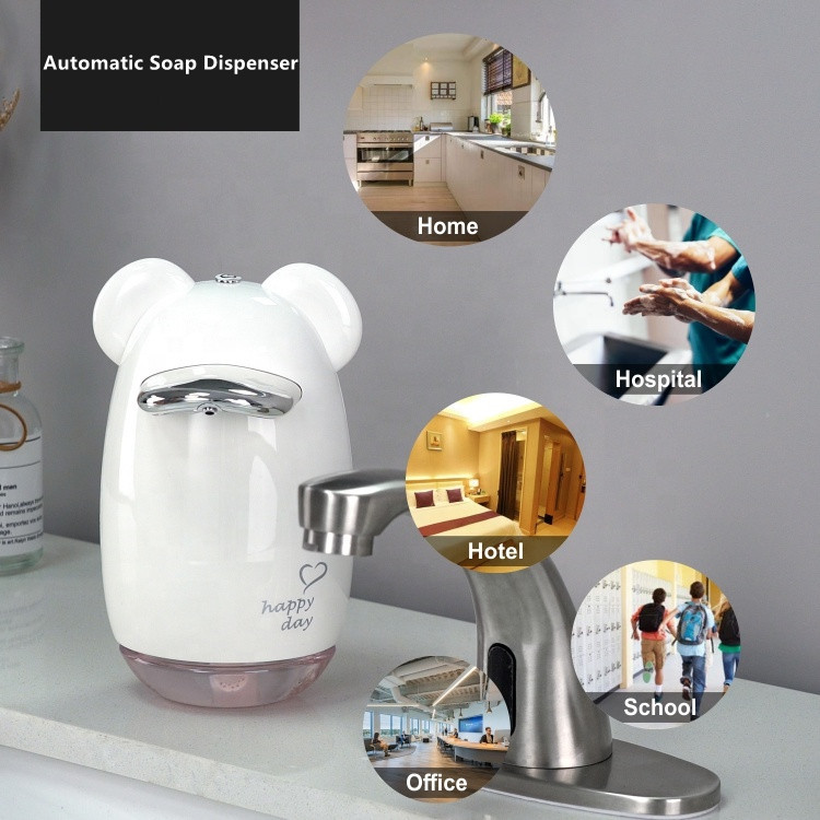 6.76oz Refillable Hand Sanitizer Dispenser USB 200ML Cute Hand Wash