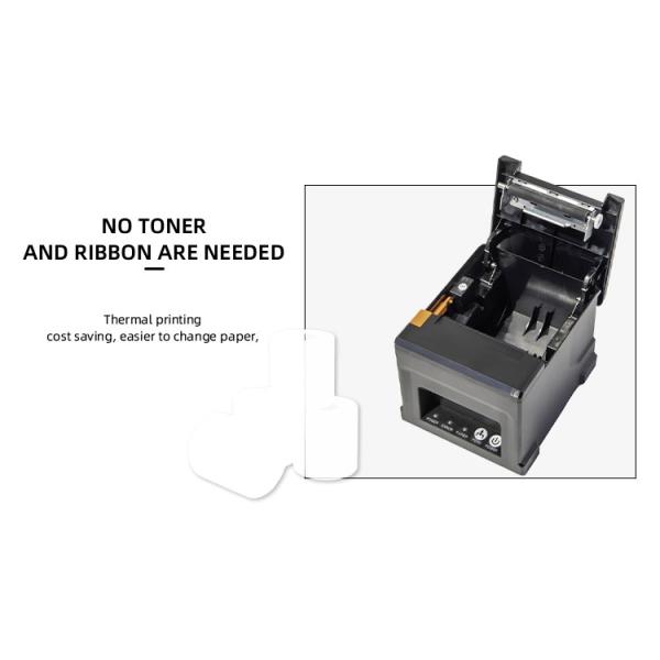 NO SDK Required 80mm Thermal Barcode Receipt Printer for Fast and Accurate Printing